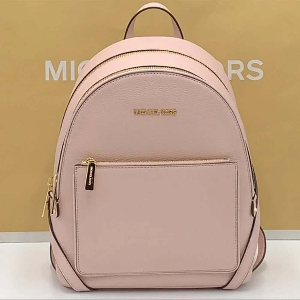 Michael Kors Adina Medium Backpack Leather Powder Blush